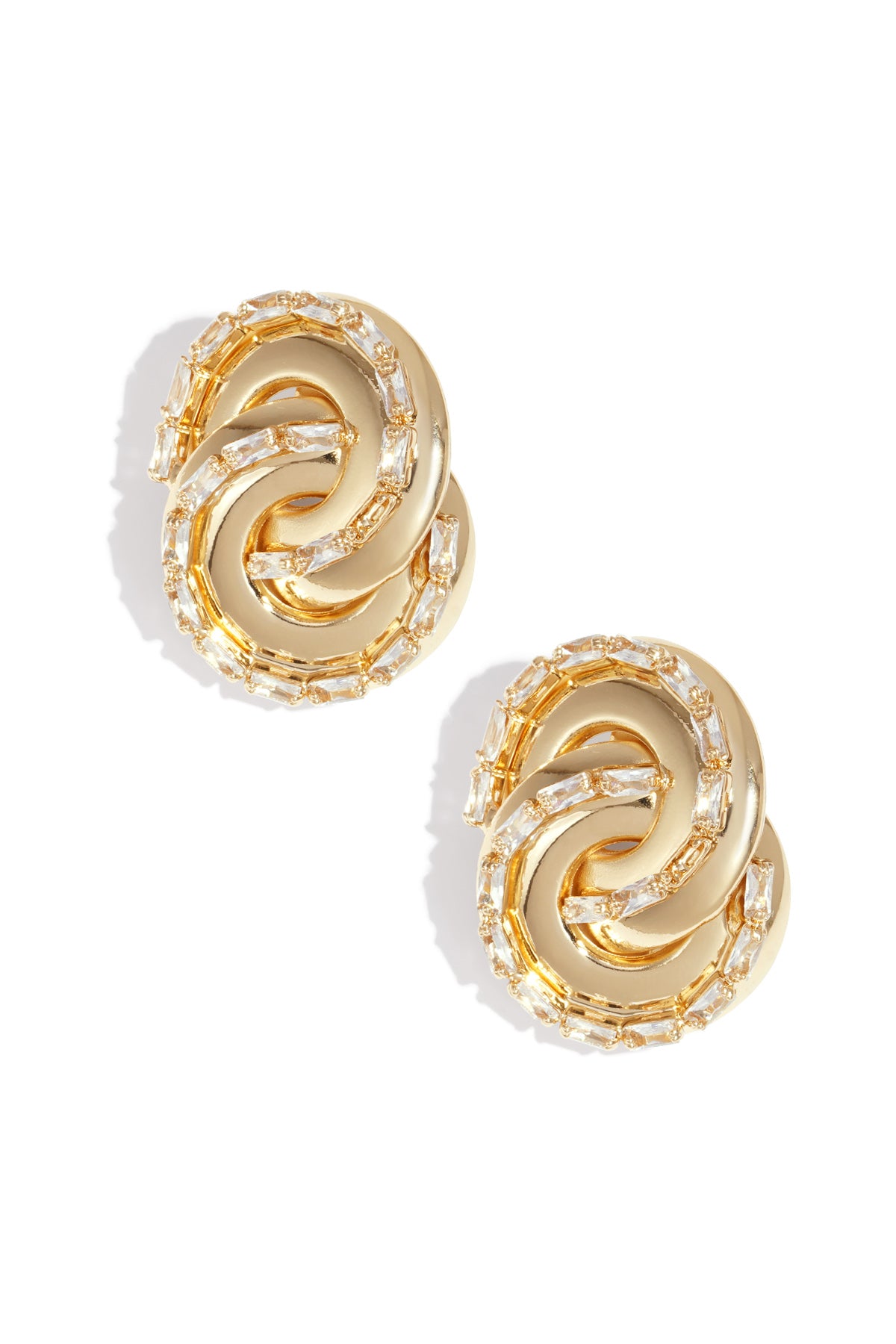 Iron Stud Earrings irregular shape Elegant Christmas Luxurious Series Women's jewelry